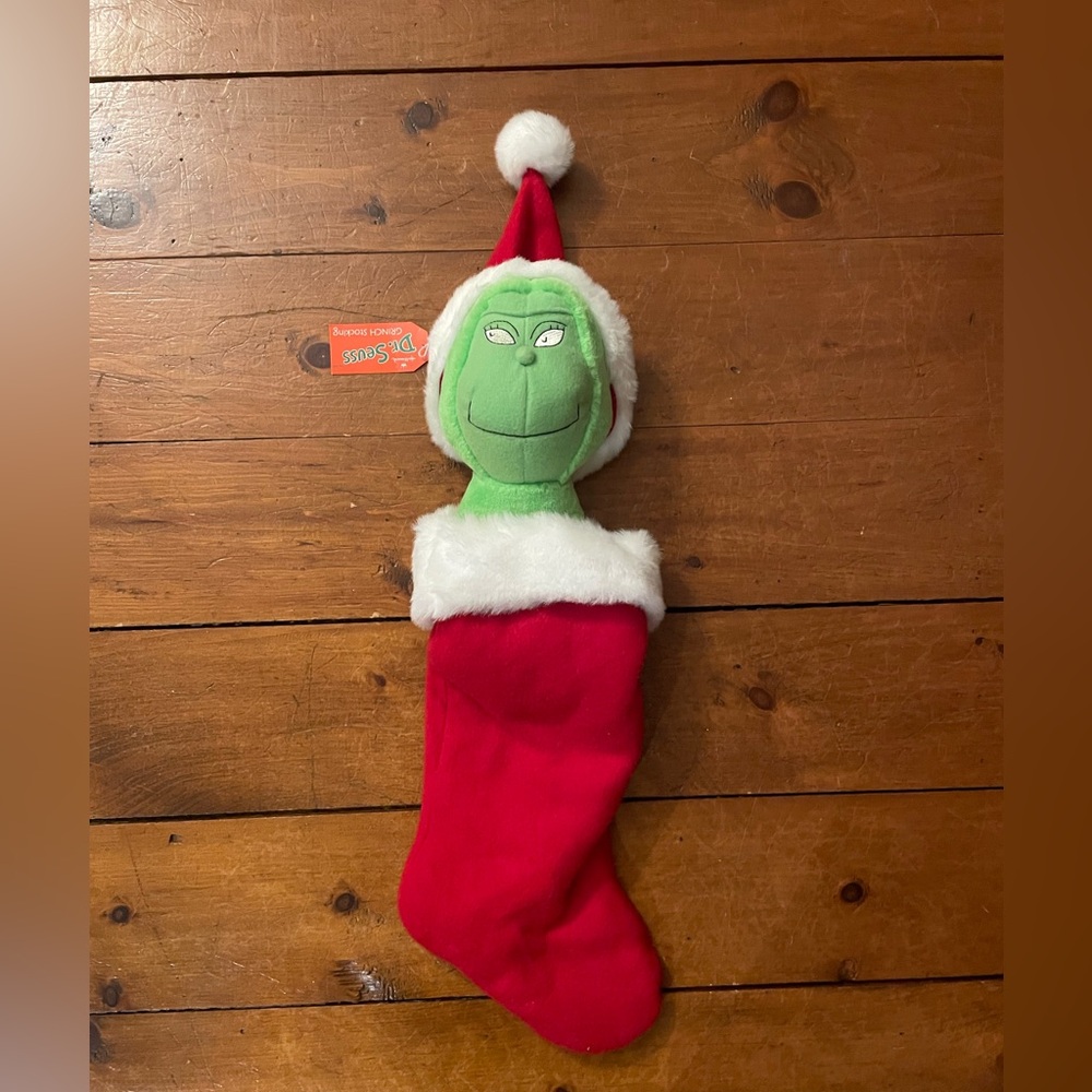 New 1998 Grinch Christmas Stocking - Picture 7 of 10